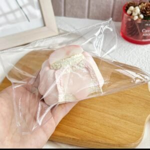 89022 Kaka Jiang Squishy Peach Canele (Soft Cream Paste Texture Series) / 咔咔酱捏捏 ピーチカヌレ (ソフトクリームペースト触感シリーズ)