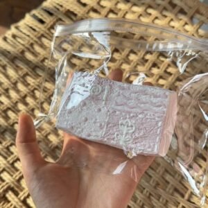 208001 Liyu 777 Squishy Patchwork Pink Mille Crepe / 梨予777的捏 拼布粉千层