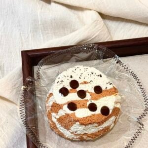99003 Lady Deng Thai Milk Tea Double-Layer Round Toast (Dry Cream Texture Series) / Lady Deng タイミルクティー二層丸トースト (ドライクリーム触感シリーズ)