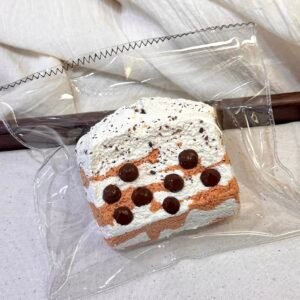 99007 Lady Deng Thai Milk Tea Double-Layer Large Toast (Dry Cream Texture Series) / Lady Deng タイミルクティー二層ラージトースト (ドライクリーム触感シリーズ)