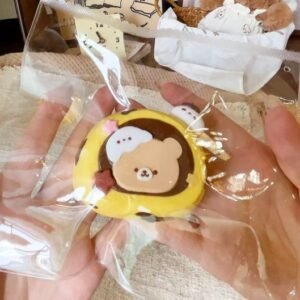 188032 LeeYaoo Bear Swiss Roll - Yellow (Soft Cream Texture Series) / 犁垚 小熊瑞士卷-黄色(绵绵奶油触感系列)