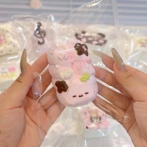 150000 LyingLamb Milk Chocolate Bunny Twist (Cheese Clay Texture Series) / 躺躺小羊 奶巧小兔麻花 (干酪泥触感系列)