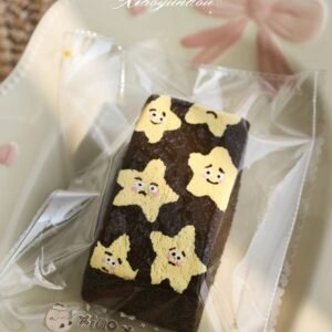 181004 Little Yundou Hand-Painted Star Chocolate Long Toast (Cream Cheese Texture Series) / 小小小小小芸豆 手绘星星巧克力长吐司(醇奶酪手感系列)