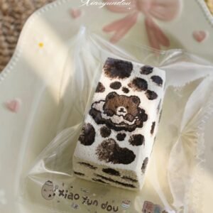 181007 Little Yundou Hand-Painted Gradient Bear Long Toast (Cream Cheese Texture Series) / 小小小小小芸豆 手绘晕染小熊长吐司(醇奶酪手感系列)