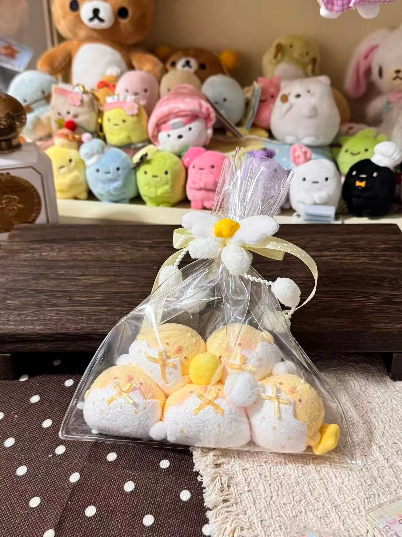 91001 Moli & Moli Bag of Little Chicks (Cream Paste Texture Series) / Moli&Moli捏捏 ひよこいっぱいバッグ (クリームペースト触感シリーズ)