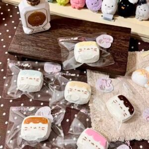 91002 Moli & Moli Kitty Tofu Block (Cream Paste Texture Series) / Moli&Moli捏捏 子猫豆腐ブロック (クリームペースト触感シリーズ)