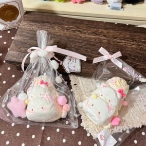 91009 Moli & Moli Kitty Stacked Ice Cream Ball - Non-Flocked (Cream Paste Texture Series) / Moli&Moli捏捏 子猫スタックアイスボール・ノンフロッキー (クリームペースト触感シリーズ)