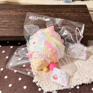 91010 Moli & Moli Fruity Ice Cream (Cream Paste Texture Series) / Moli&Moli捏捏 フルーティーアイスクリーム (クリームペースト触感シリーズ)