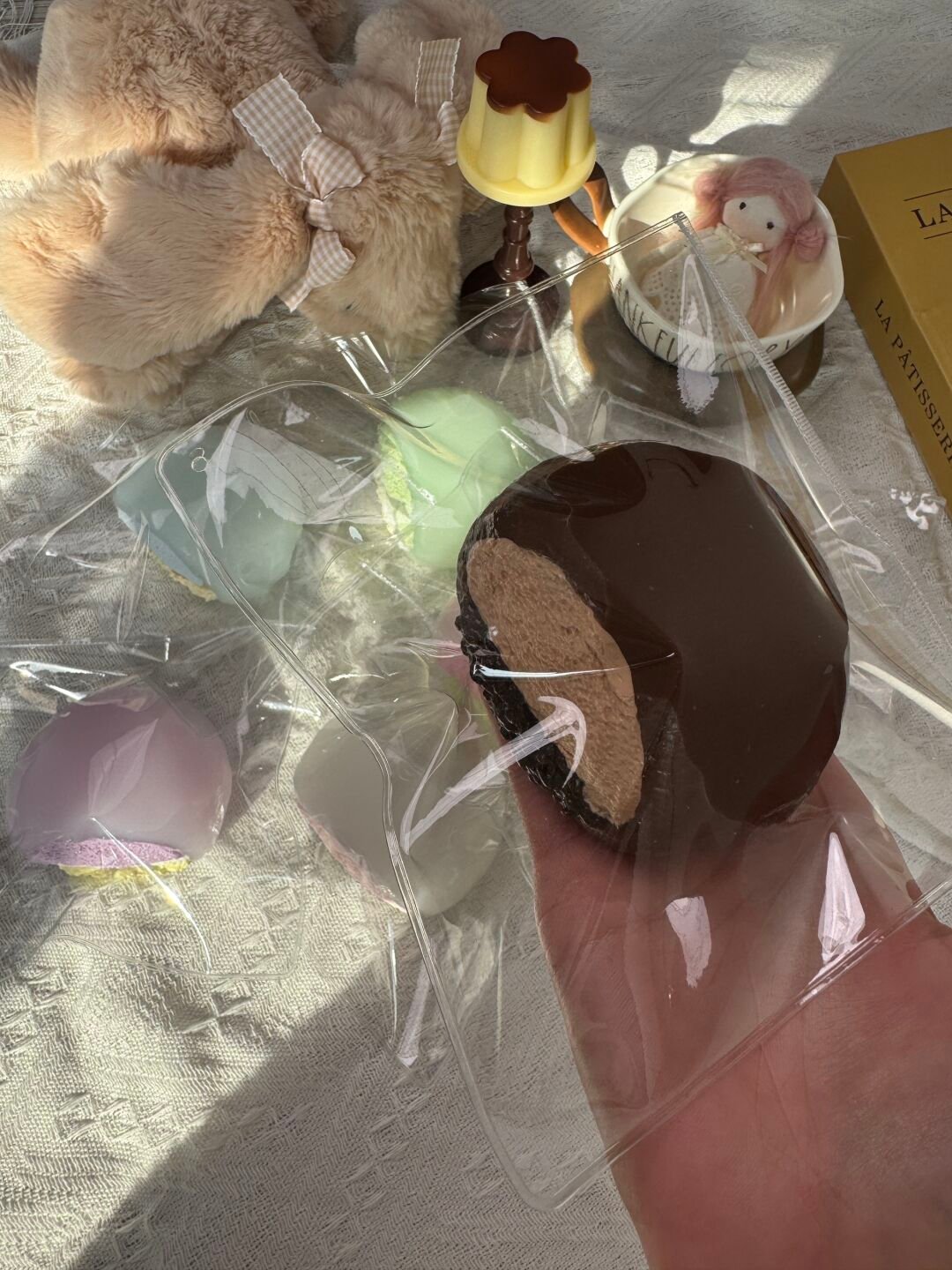 177001 Momo Moon Chocolate Mochi (Dry Milk Clay Texture Series) / 默月 巧克力糯米糍(干奶泥)