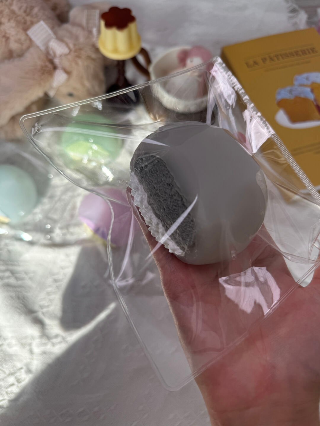 177009 Momo Moon Black Sesame Mochi (Dry Milk Clay Texture Series) / 默月 黑芝麻糯米糍(干奶泥)