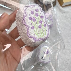 177053 Momo Moon Lavender White Base (Dry Milk Clay Texture Series) / 默月 薰衣草白底（干奶泥）