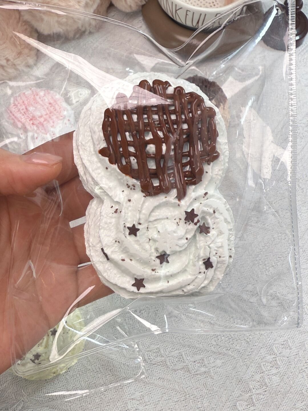 177061 Momo Moon Aqua Sand Star Cookie (Dry Milk Clay Texture Series) / 默月 青沙星曲奇(干奶泥)