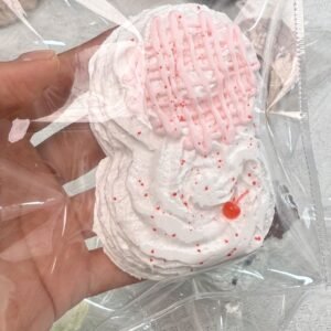 177064 Momo Moon Cherry Snow Cookie (Dry Glutinous Clay Texture Series) / 默月 樱桃雪曲奇(干糯泥)