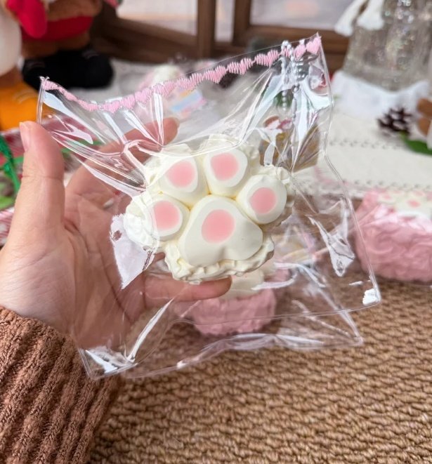 128061 Mumu Nienie Spring Cat Paw 2.0 (Dry Milk Cake Texture Series) / 木木捏捏 春猫爪2.0(干奶糕触感系列)