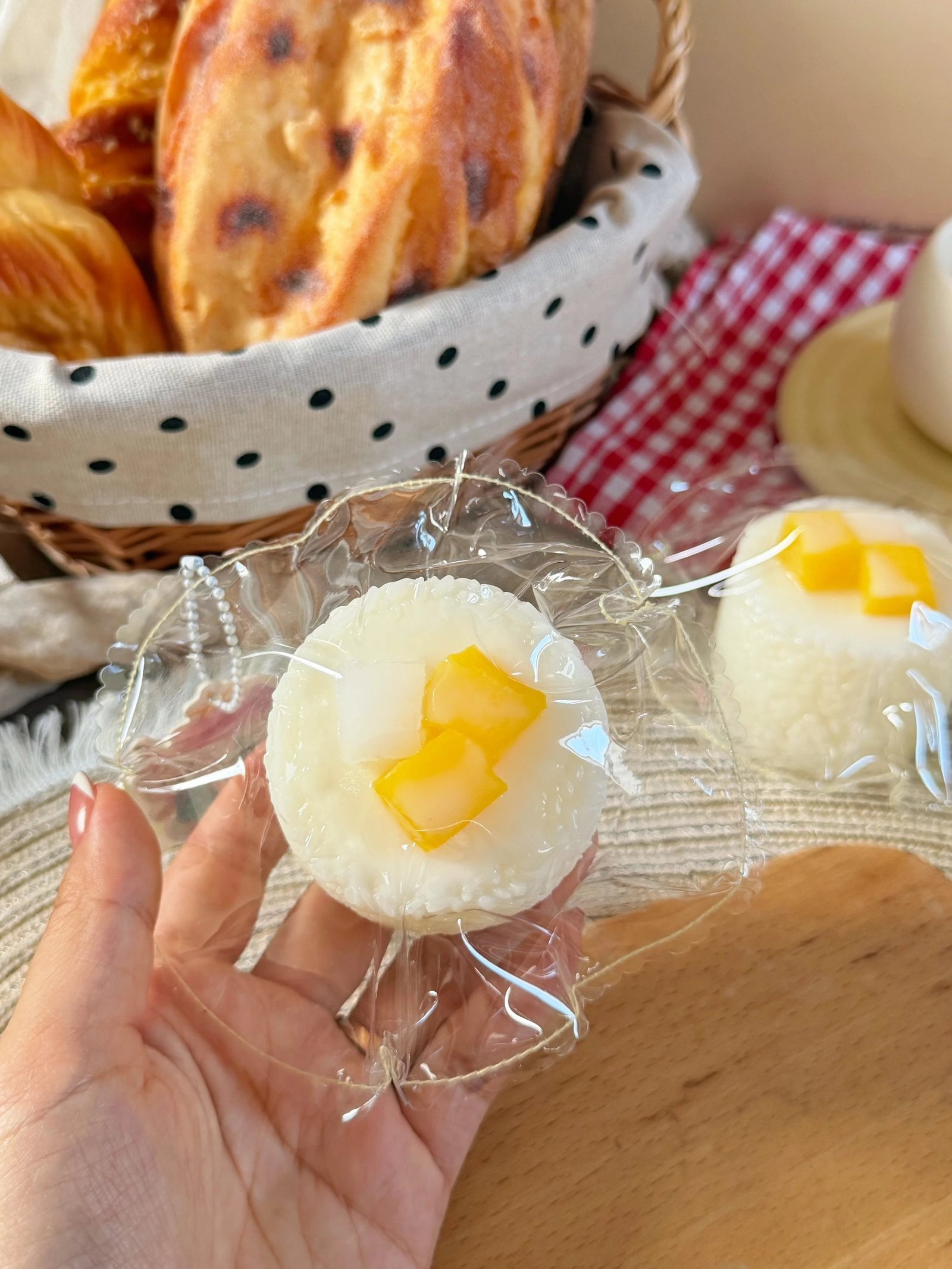 128083 Mumu Nienie Mango Sticky Rice (Dry Milk Cake Texture Series) / 木木捏捏 芒果糯米饭(干奶糕触感系列)