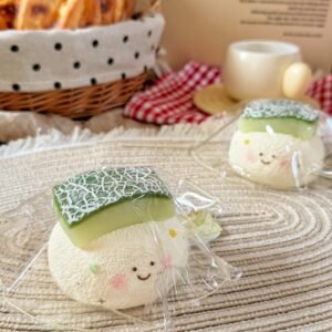 128096 Mumu Nienie Hami Melon Daifuku (Mochi Clay Texture Series) / 木木捏捏 哈密瓜大幅（麻薯泥触感系列）