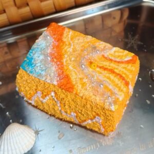 96004 Squishy Museum Orange Beach (Rich Cream Clay Texture Series) / 捏捏博物馆 オレンジビーチ (濃厚クリームクレイ触感シリーズ)