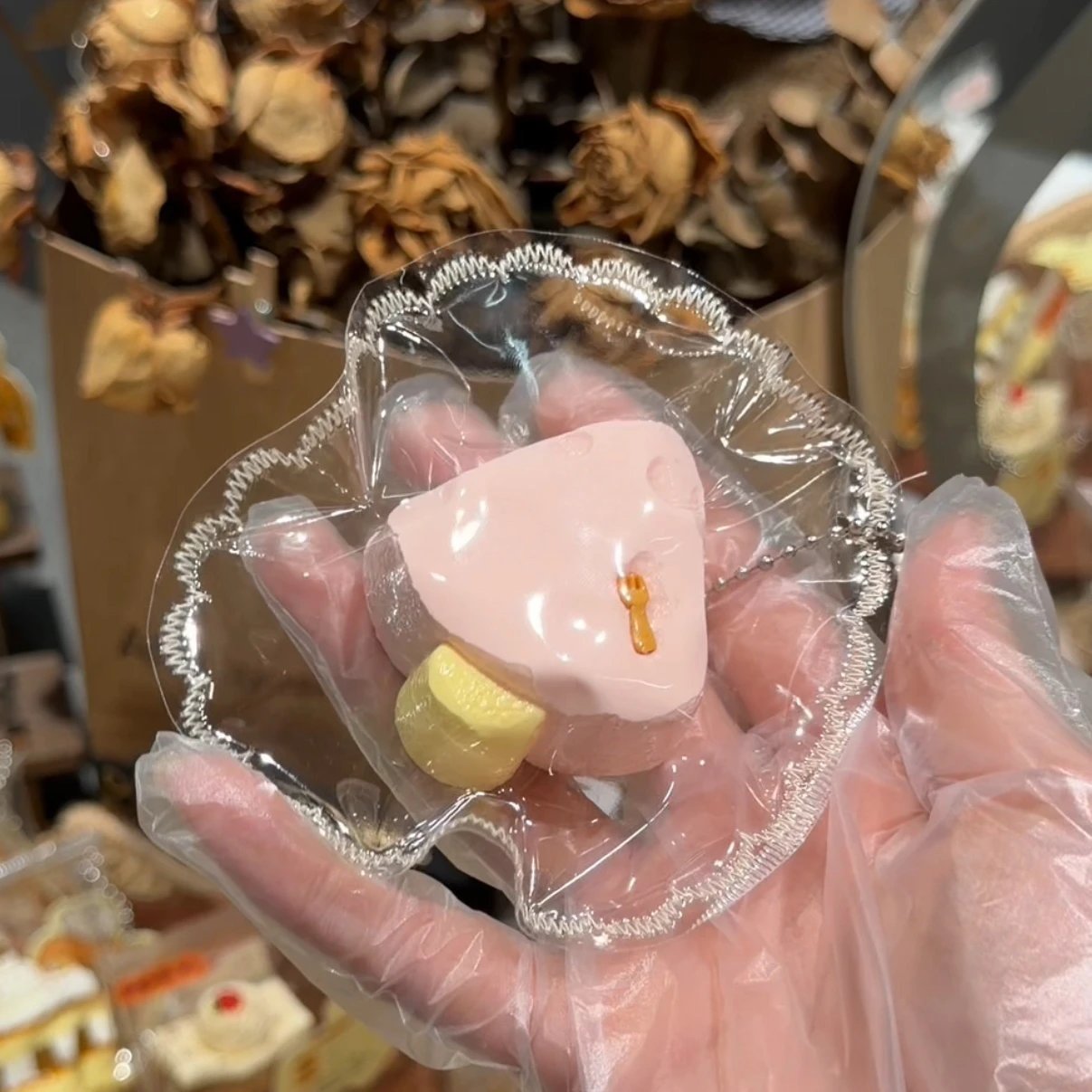 34034 NAIPI Cheese Ice Cream Bar - Strawberry / NAIPI mini奶酪雪糕草莓