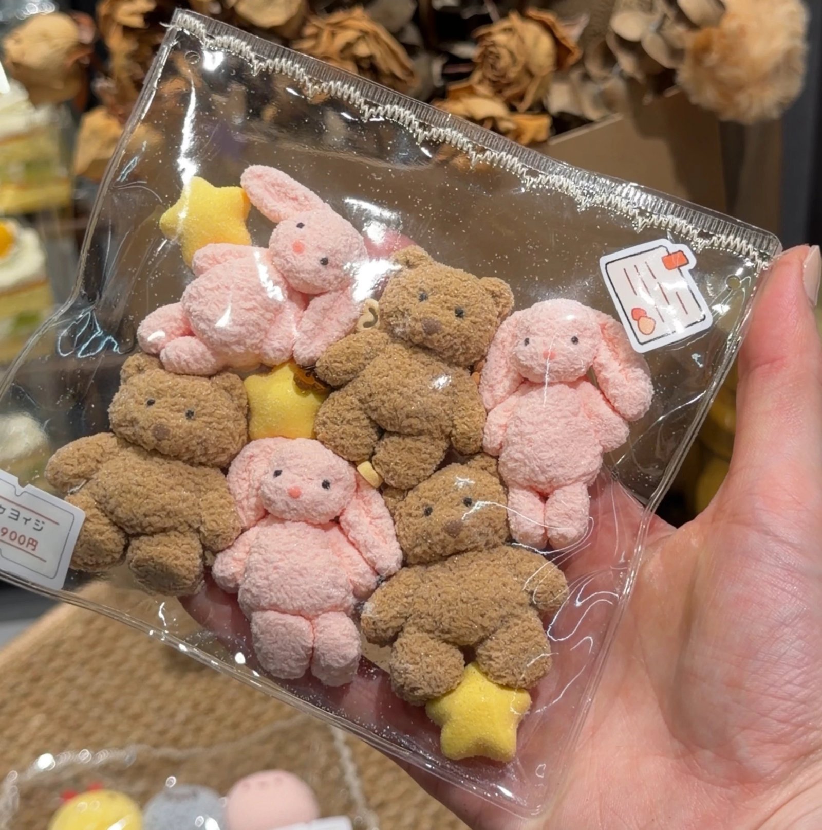 34050 NAIPI Mini Bunny Bear Sugar Pack / NAIPI mini兔熊砂糖包