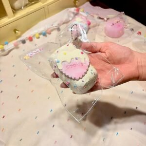 90004 No Cheese Monster Heart Cookie Milk Bar (Soft Cheese Clay Texture Series) / 不吃芝士怪 ハートクッキーミルクバー (ソフトチーズクレイ触感シリーズ)