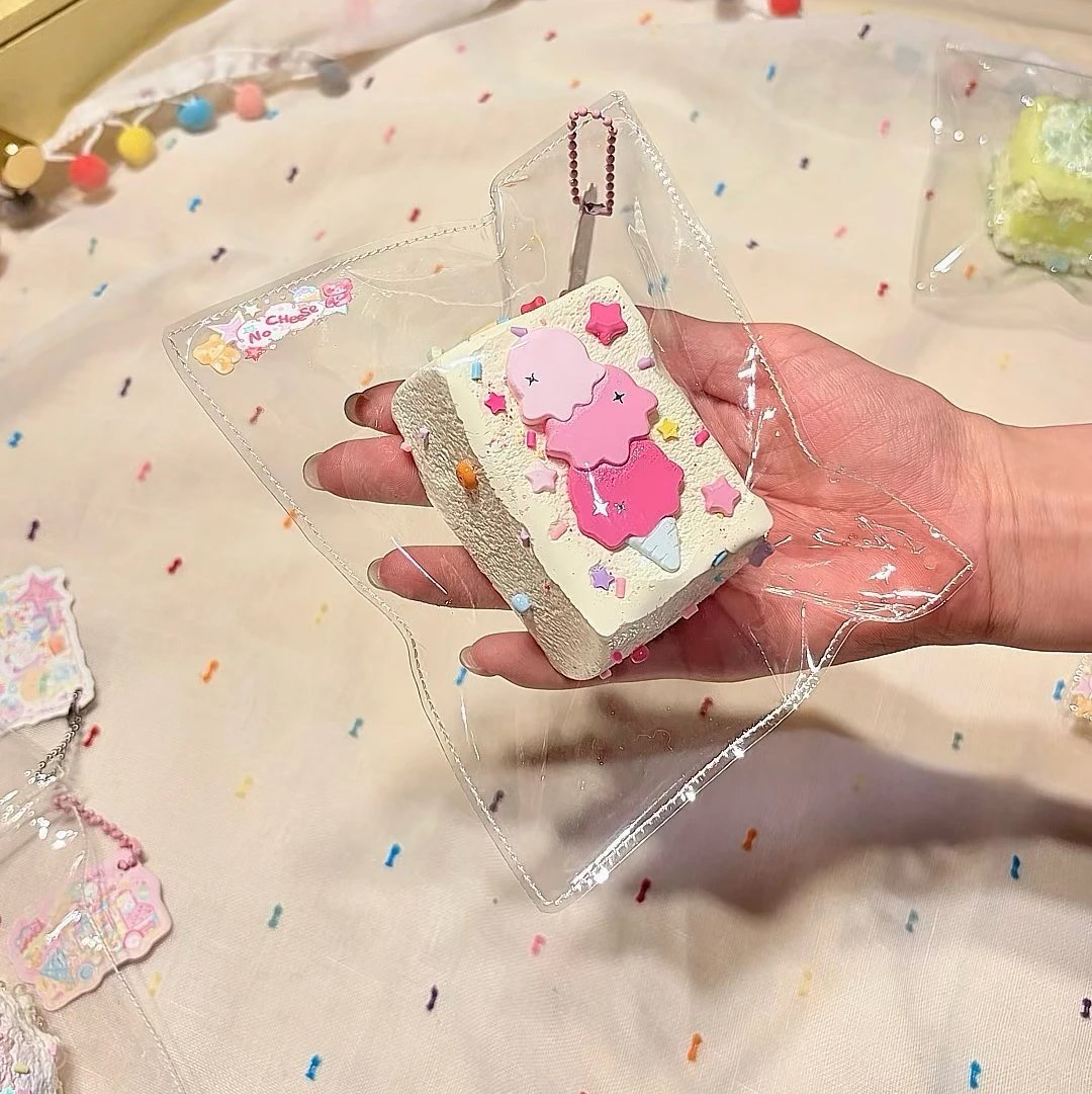 90010 No Cheese Monster Gradient Ice Cream Milk Brick (Chewy Cream Texture Series) / 不吃芝士怪 グラデーションアイスミルクブリック (もちもちクリーム触感シリーズ)