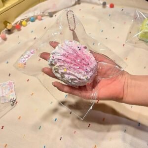 90011 No Cheese Monster Peach Crushed Candy Milk Shell (Chewy Cream Texture Series) / 不吃芝士怪 ピーチクラッシュキャンディミルクシェル (もちもちクリーム触感シリーズ)