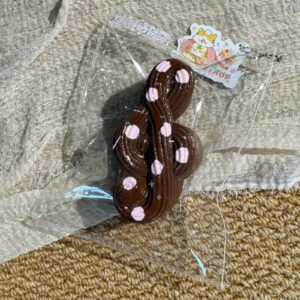 168009 Niannian Nienie Chocolate Polka Dot Music Note (Cotton Clay Texture Series) / 年年的捏捏 巧克力波点音符(棉花泥触感系列)