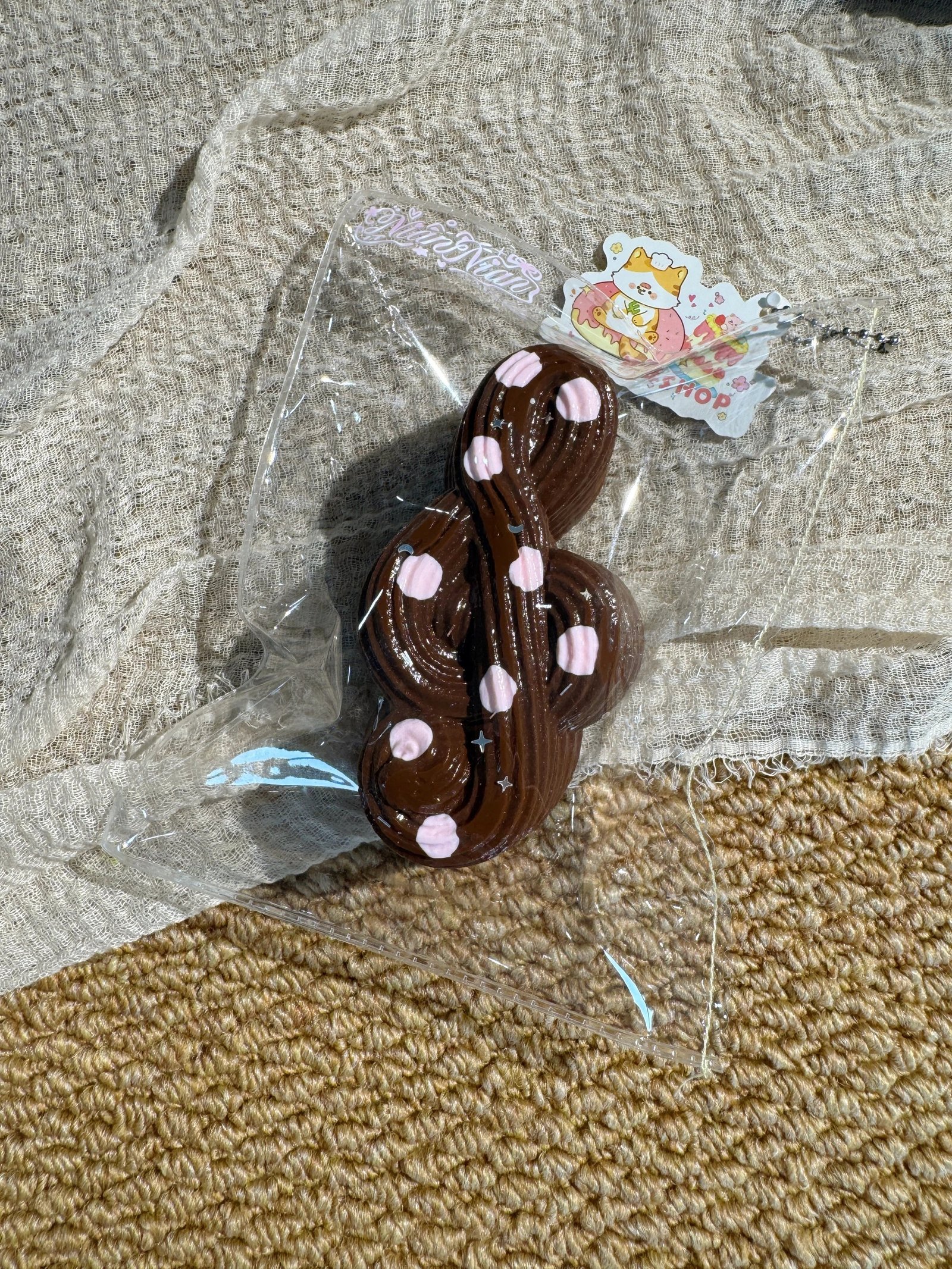168009 Niannian Nienie Chocolate Polka Dot Music Note (Cotton Clay Texture Series) / 年年的捏捏 巧克力波点音符(棉花泥触感系列)