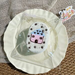 168011 Niannian Nienie House Senbei Cotton Cream (Cotton Clay Texture Series) / 年年的捏捏 房子仙贝棉奶油(棉花泥触感系列)