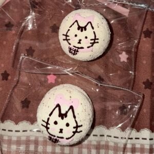 39017 NNuooo Return Meow Double Round Cake (Glutinous Rice Cake Clay Texture Series) / NNuooo捏捏 返喵双层圆饼 (糍粑泥触感系列)