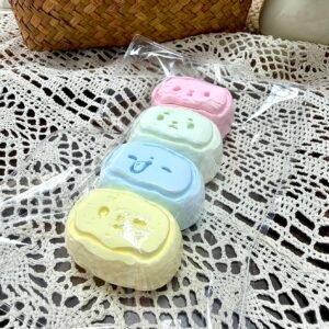 160000 Nohara Nienie Four-Piece Mini Expression Set (Cream Cheese Clay Texture Series) / 野原捏一捏 四连小表情 (干酪泥触感系列)