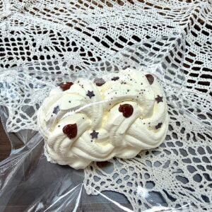 160014 Nohara Nienie Chocolate Star Flower Roll (Dry Milk Cake Clay Texture Series) / 野原捏一捏 巧克力星星花卷 (干奶糕触感系列)