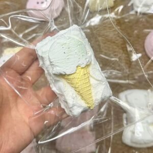 135002 Ohmo Nienie Mint Ice Cream Milk Brick (Cream Cheese Clay Texture Series) / ohmo捏捏 薄荷冰淇凌奶砖 (干酪泥触感系列)