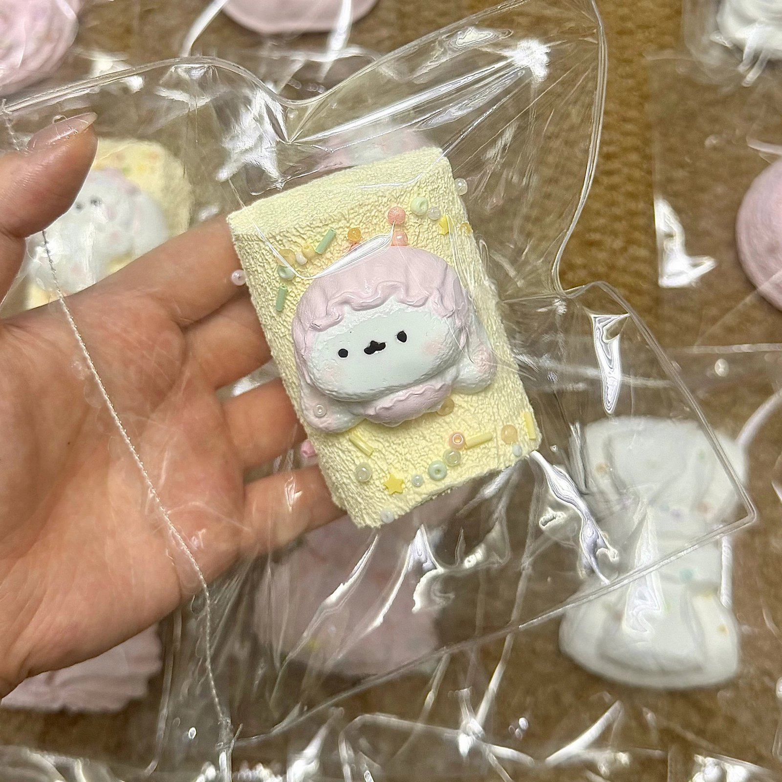 135005 Ohmo Nienie Baby Rabbit Cheese Marshmallow (Cream Cheese Clay Texture Series) / ohmo捏捏 宝宝兔芝士棉花糖 (干酪泥触感系列)