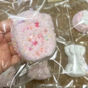 135010 Ohmo Nienie Crushed Sprinkle Round Senbei (Cream Cheese Clay Texture Series) / ohmo捏捏 裹粉碎圆仙贝 (干酪泥触感系列)