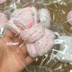135013 Ohmo Nienie Crushed Sprinkle Bow (Cream Cheese Clay Texture Series) / ohmo捏捏 裹碎粉蝴蝶结 (干酪泥触感系列)