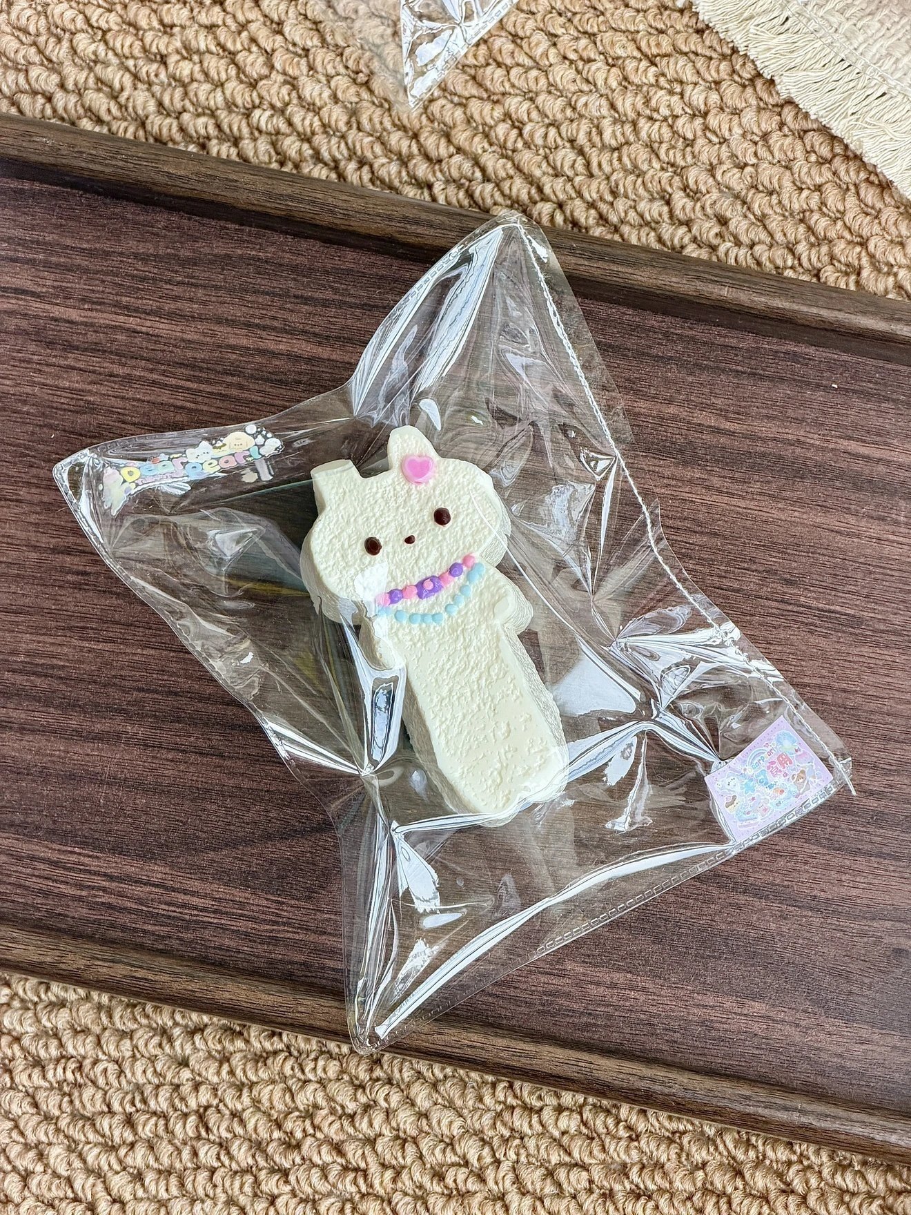 198022 Little Pearl Nienie Look At My Necklace (Dry Cheese Clay Texture Series) / 一颗小珍珠捏捏 你看我项链好看吗(干奶酪泥触感系列)