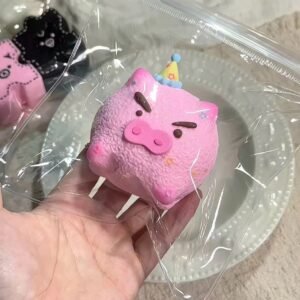 82042 Pipi Bear Chubby Zaemon (Yogurt Clay Texture Series) / Pipi熊 肥嘟嘟左卫门(酸奶泥)