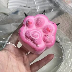 82054 Pipi Bear Rose Pink Cat Paw (Yogurt Clay Texture Series) / Pipi熊 玫粉猫爪(酸奶泥)