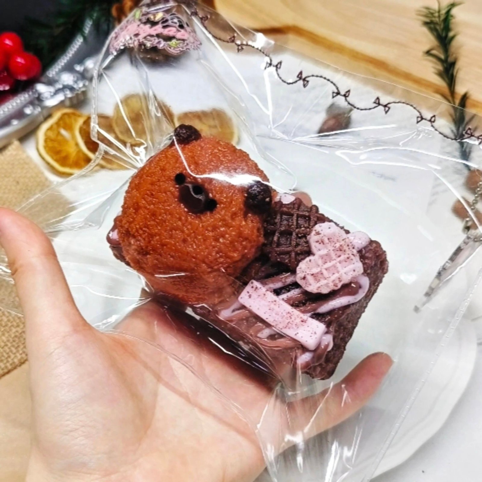 143003 Pitpat Bear Chocolate Cake (Soft Clay Texture Series) / Pitpat 小熊巧克力蛋糕 (软泥触感系列)