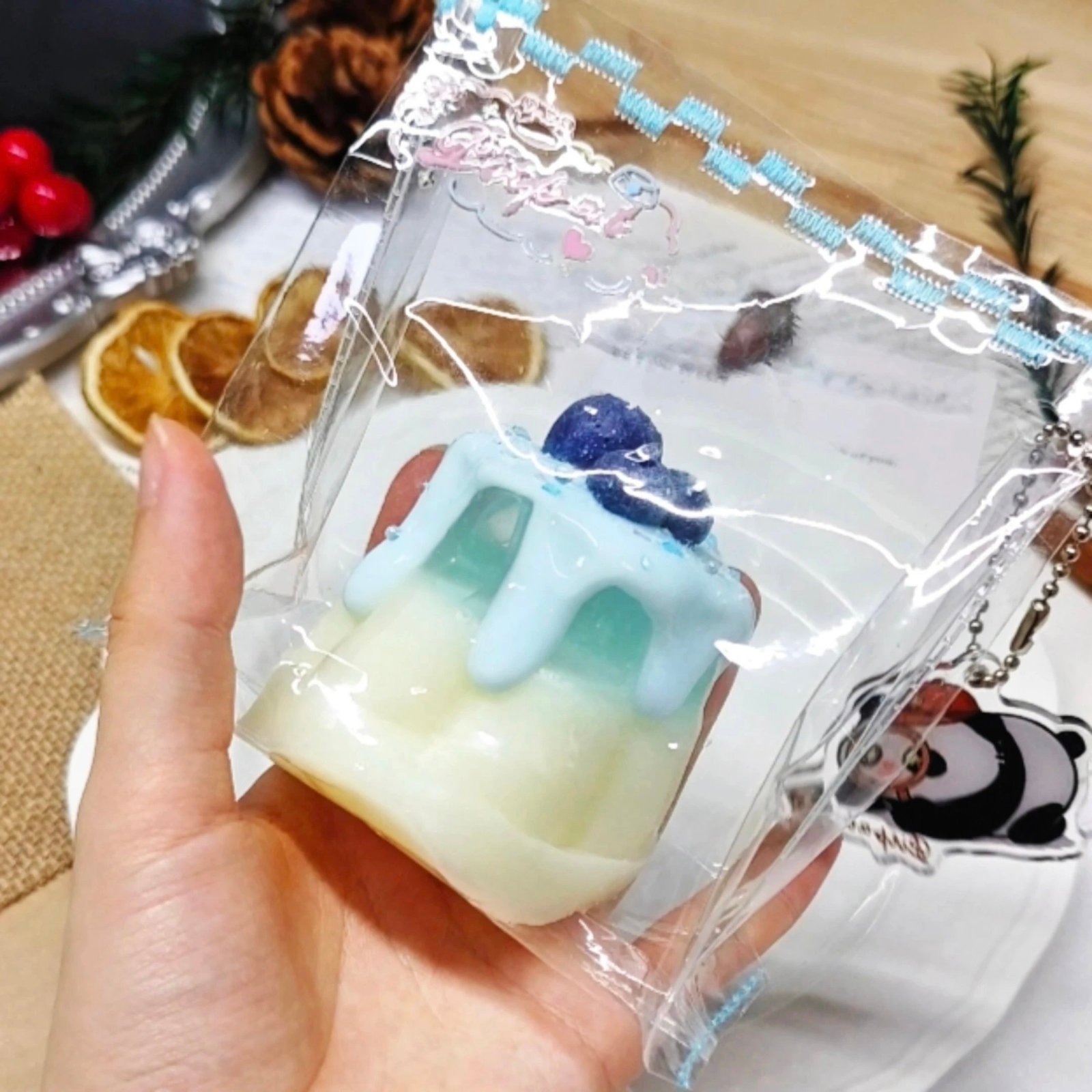 143014 Pitpat Blueberry Pudding (Soft Clay Texture Series) / Pitpat 蓝莓布丁 (软泥触感系列)