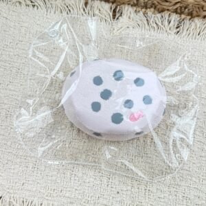 63022 PokuPoku Gray Polka Dot Little Fish Senbei (Cream Paste Texture Series) / PokuPoku 灰色波点小鱼仙贝 (乳膏泥触感系列)