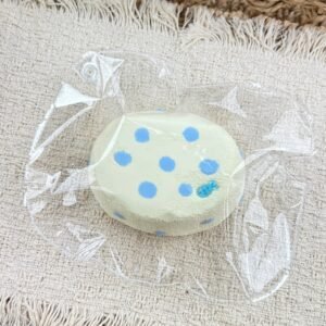 63035 PokuPoku Blue Polka Dot Little Fish Senbei (Cream Clay Texture Series) / PokuPoku 蓝色波点小鱼仙贝 (奶油泥触感系列)