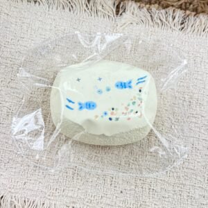 63037 PokuPoku Two Little Fish Short Toast Brick (Cream Clay Texture Series) / PokuPoku 两条小鱼短吐司砖 (奶油泥触感系列)