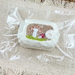 63038 PokuPoku Mushroom Bunny Senbei (Cream Clay Texture Series) / PokuPoku 蘑菇小兔仙贝 (奶油泥触感系列)