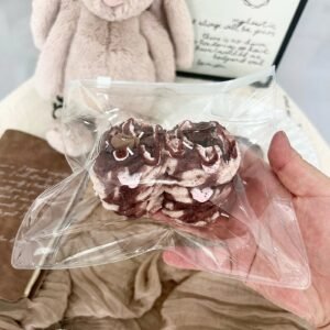138009 Qidian Nie Chocolate Double Cookie (Cream Cheese Clay Texture Series) / 七点捏 巧克力二连曲奇 (干酪泥触感系列)