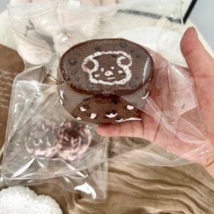 138010 Qidian Nie Chocolate Leopard Senbei (Sweet Potato Clay Texture Series) / 七点捏 巧克力豹纹仙贝 (红薯泥触感系列)