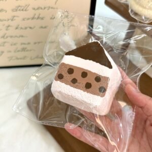 172015 Relax Cocoa Bubble Milk Cottage (Rice Cake Clay Texture Series) / 放轻松捏 可可珍奶小房(米糕泥)
