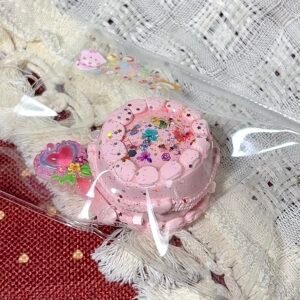 101021 Shine Gosling Floral Mini Cake / 闪闪小鹅 花いっぱいミニケーキ