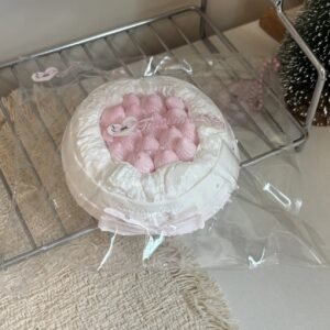 185002 Sweet Cat Nian Nian Strawberry Tart Cake / 甜猫捏捏 草莓塔蛋糕